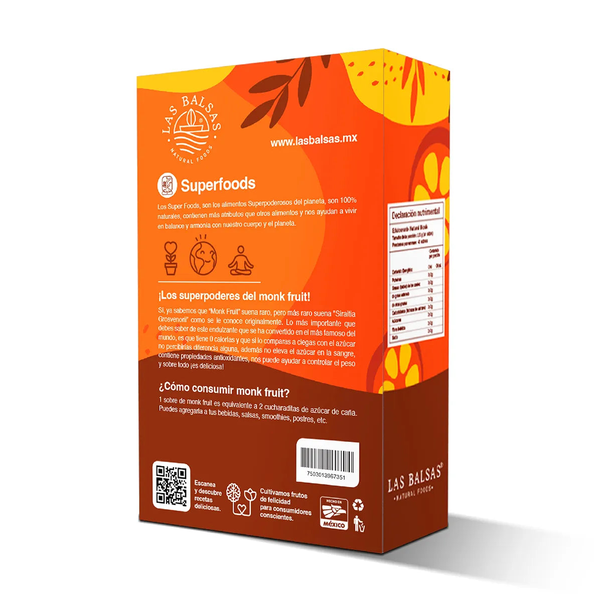 Monk Fruit Sachet – Las Balsas (100 g)