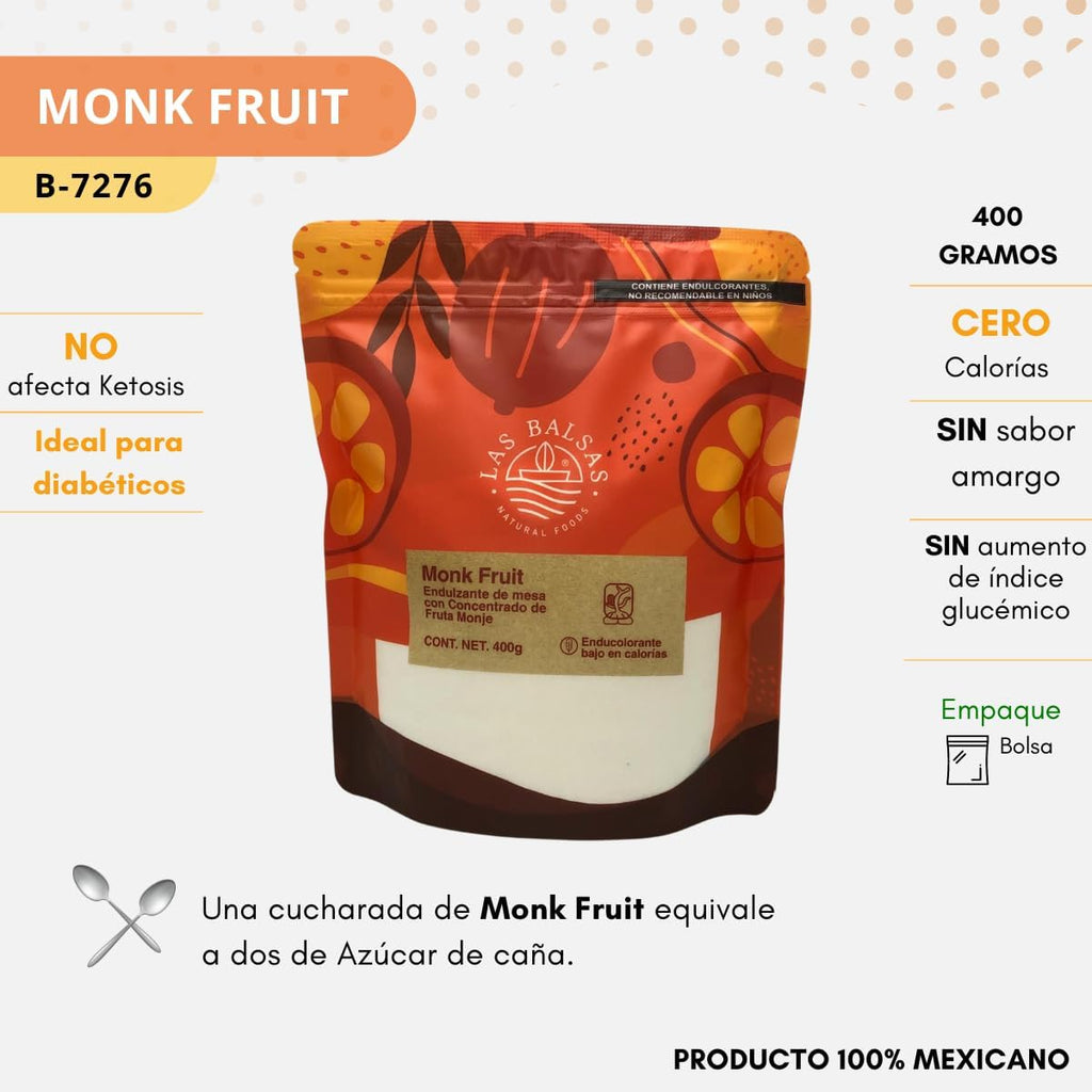 Endulzante Natural Monk Fruit – Las Balsas (400 g)