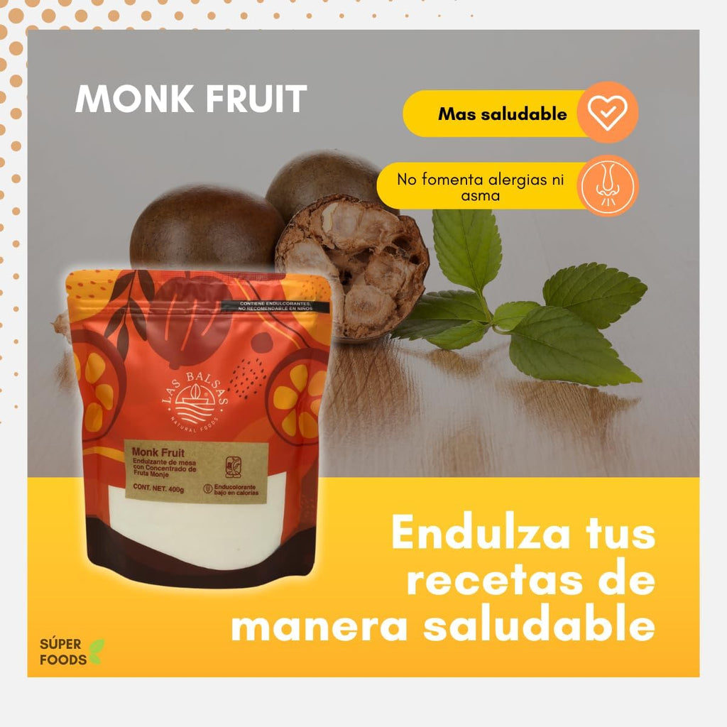 Endulzante Natural Monk Fruit – Las Balsas (400 g)