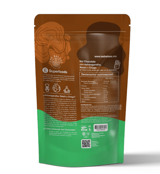 Hot Chocolate con Adaptógenos – Las Balsas (250 g)