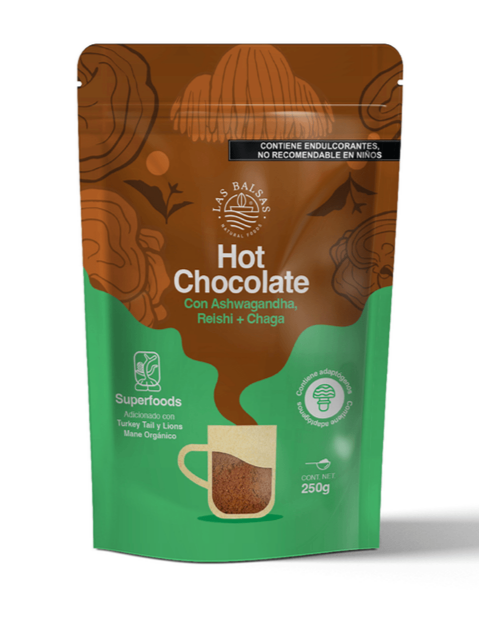 Hot Chocolate con Adaptógenos – Las Balsas (250 g)