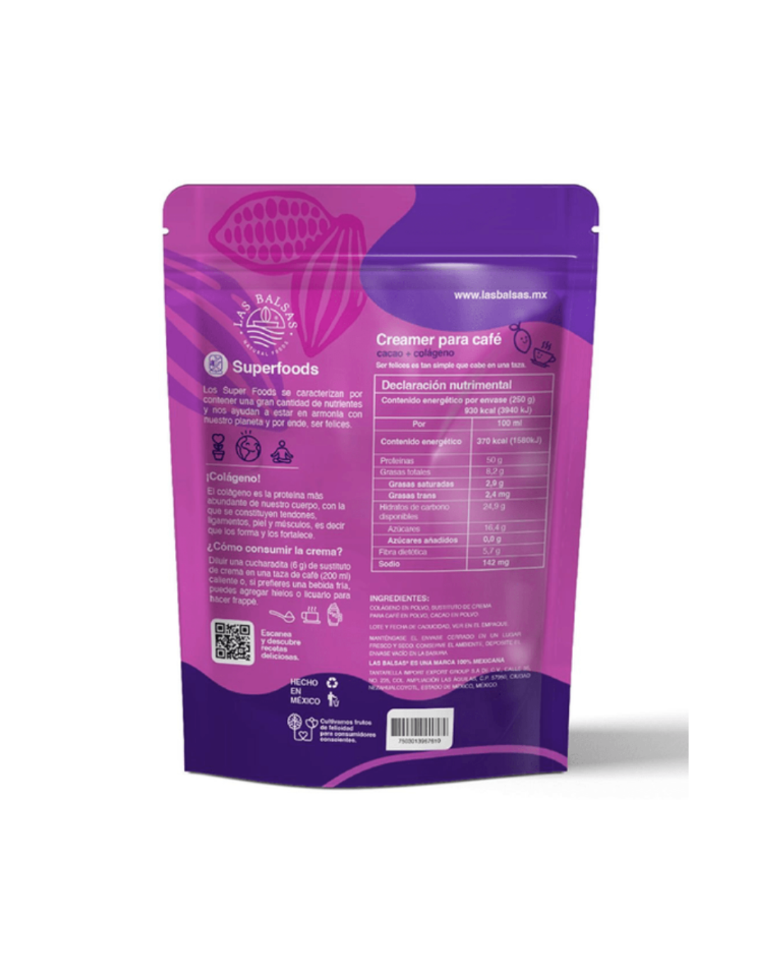 Cremador Keto para Café con Cocoa + Colágeno – Las Balsas (250 g)